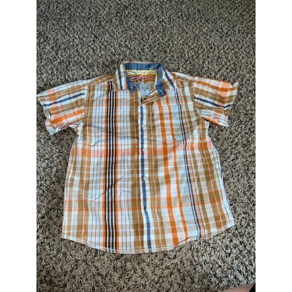 Nautica Boys Button down shirt size 5/6‎